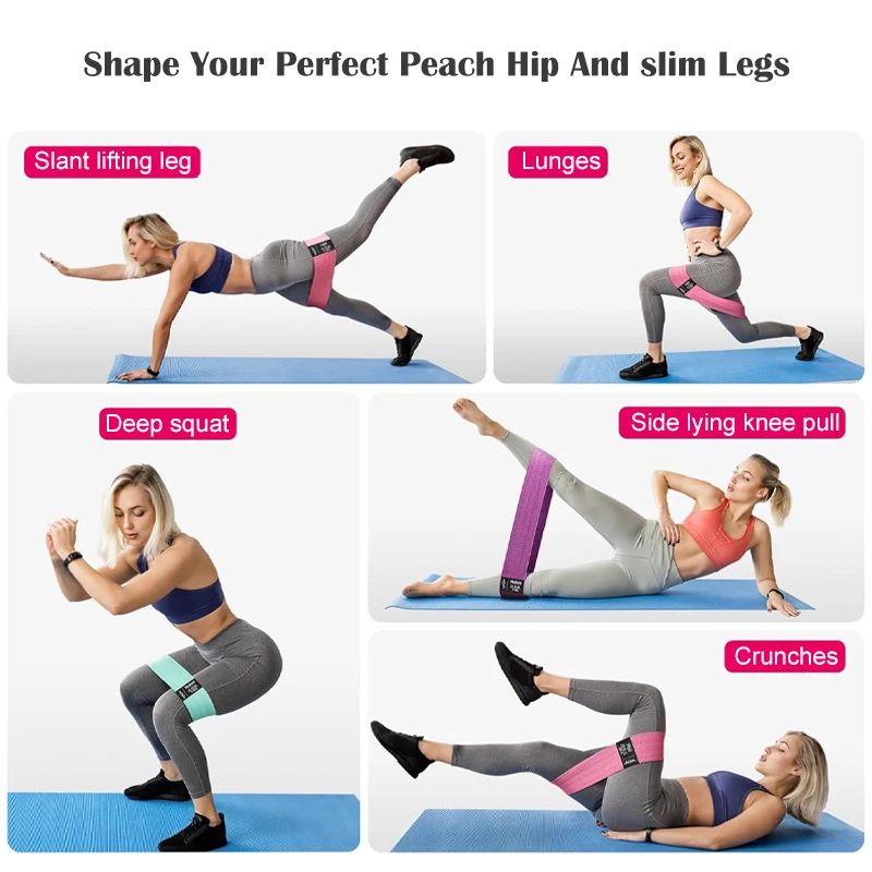 Customized Logo Fitness Exercise Trophy Hip Belt Set Exercise Ring Resistance Belt Yoga Ring Pilates Circle Pack of 50 - Image 4