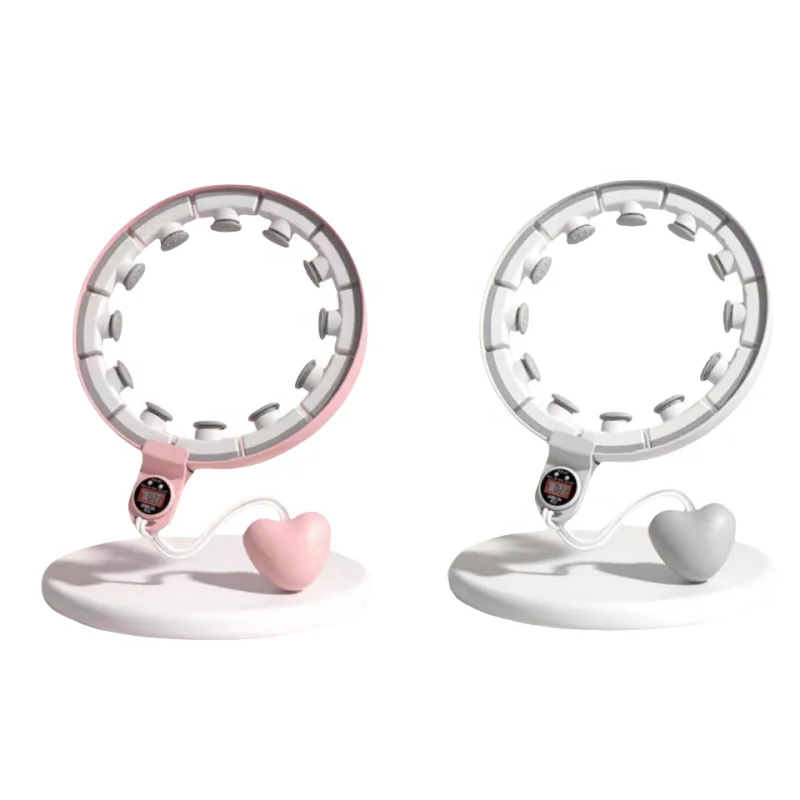 Fashion Adjustable Weighted Hoola Hoops With Led Display Smart Hoola Hoops for Cardio Training Weight Loss Pack of 20 - Image 2