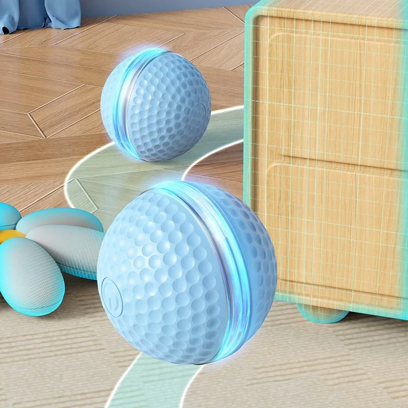 Wholesale Electric Cat Ball with LED Light Cat Rolling Smart Automatic Moving Toy Balls with Type-C Charge Pack of 20 - Image 4