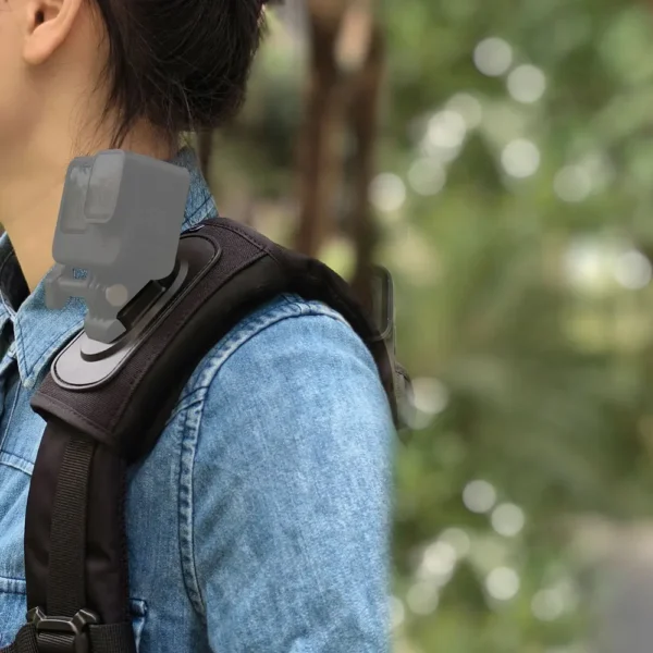 360 Backpack Mount Shoulder Strap Clip Holder Bike Motorcycle ...