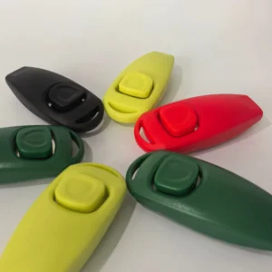 Multifunctional Two-in-One Whistle Pet Soundpiece Trainer Plastic Puppy Supplies for Dogs Wholesale Puppy Trainer Soundpiece Pack of 100