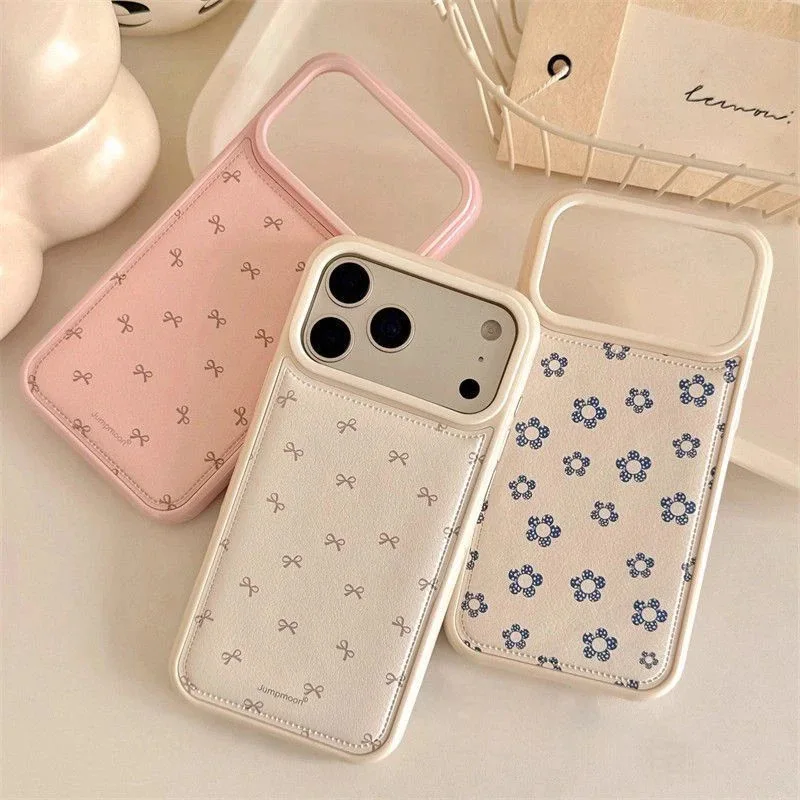 Fashion INS Full Screen Bowknot Case 16 15 14 13 12 Pro Max Cute Drum Bag Shockproof Protective case for iphone 17 Air - Image 3
