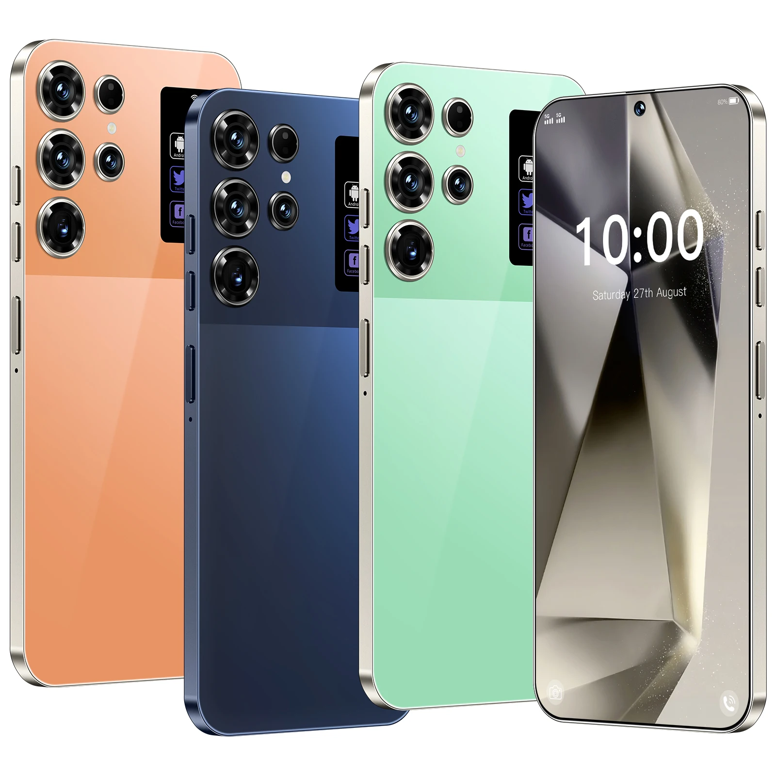 S25 Ultra Smartphone Big Screen Mobile Phone 5G Android 14 Smart Phone 8000mAh Battery Dual SIM Gaming Cell Phone S25