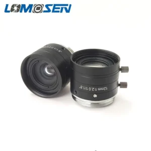 High Quality 12mm 1/1.8" 5MP Distortion Less Than 0.3% Camera Fixed Focal Length Lens