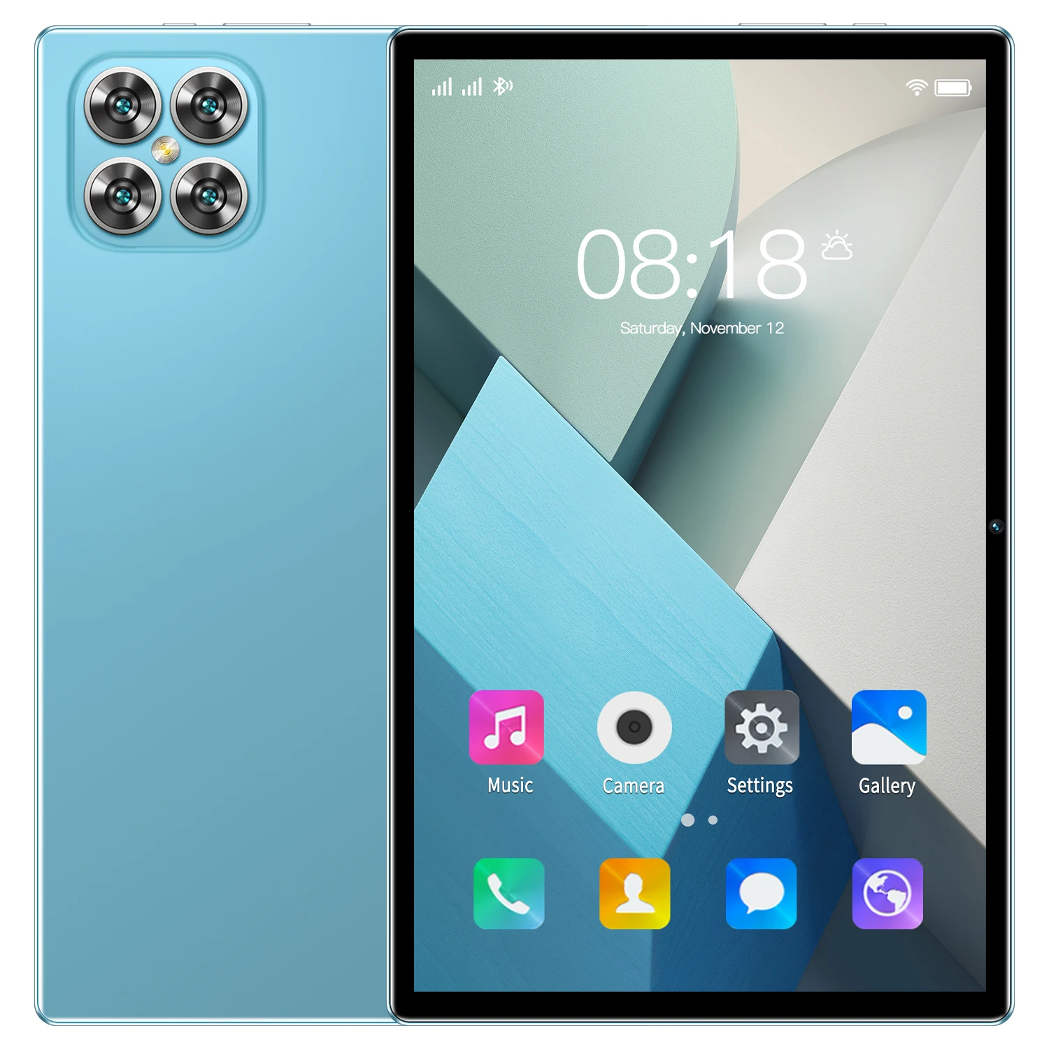 New 10.1" 12GB+512GB Android 14 Tablet PC with Dual SIM GSM HD Capacitive Touch Screen Business Use Gift