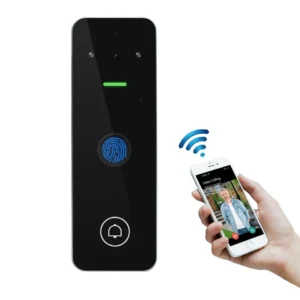 Newest Smart Doorbell Full Duplex Voice Intercom Tuya WiFi Video Intercom Access Control with Fingerprint Scanner Pack of 10