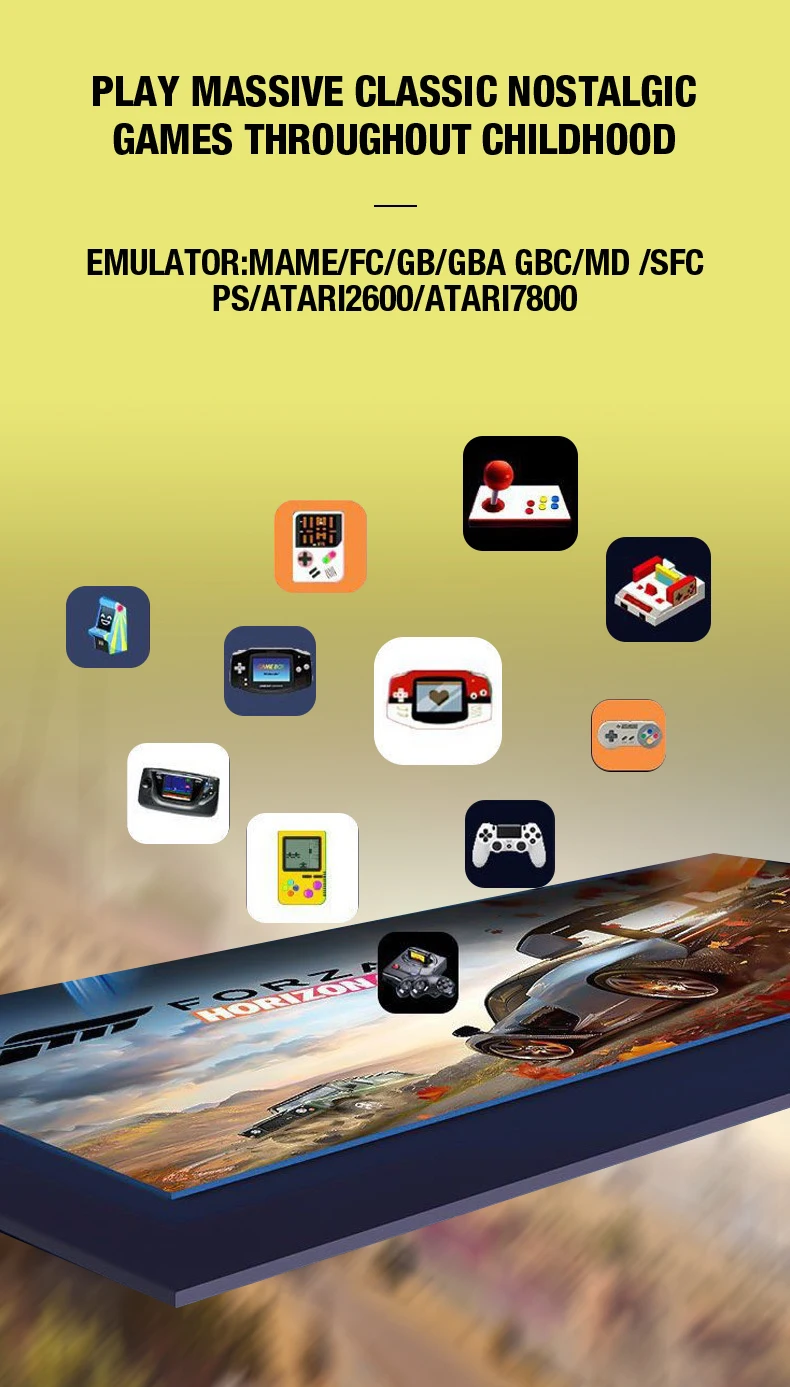 Ready Ship Q8max 4K HD TV Game Console with Wireless Controller 30,000+ Games & 64GB TF Expansion-Portable Retro Game Stick - Image 3