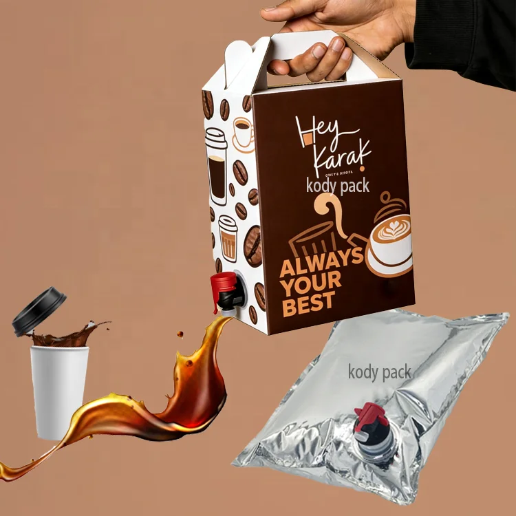 Reusable Bag in Box 1L 5L with Valve for Wine Juice Beverage Syrup Coffee Water Packaging - Image 4