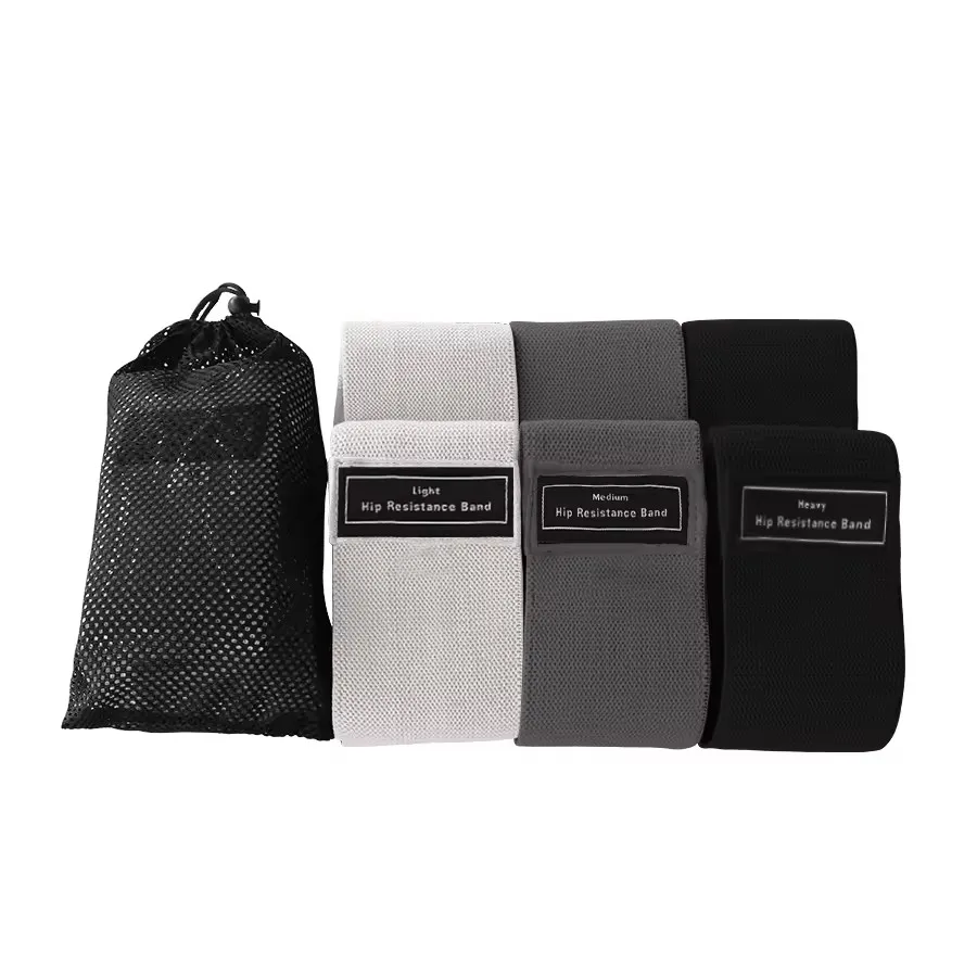 1 Set of Elastic Fabric Resistance Hip Lifting Ring Fitness Thigh Resistance Band Yoga Fitness Stretching Band Gym Equipment Pack of 100