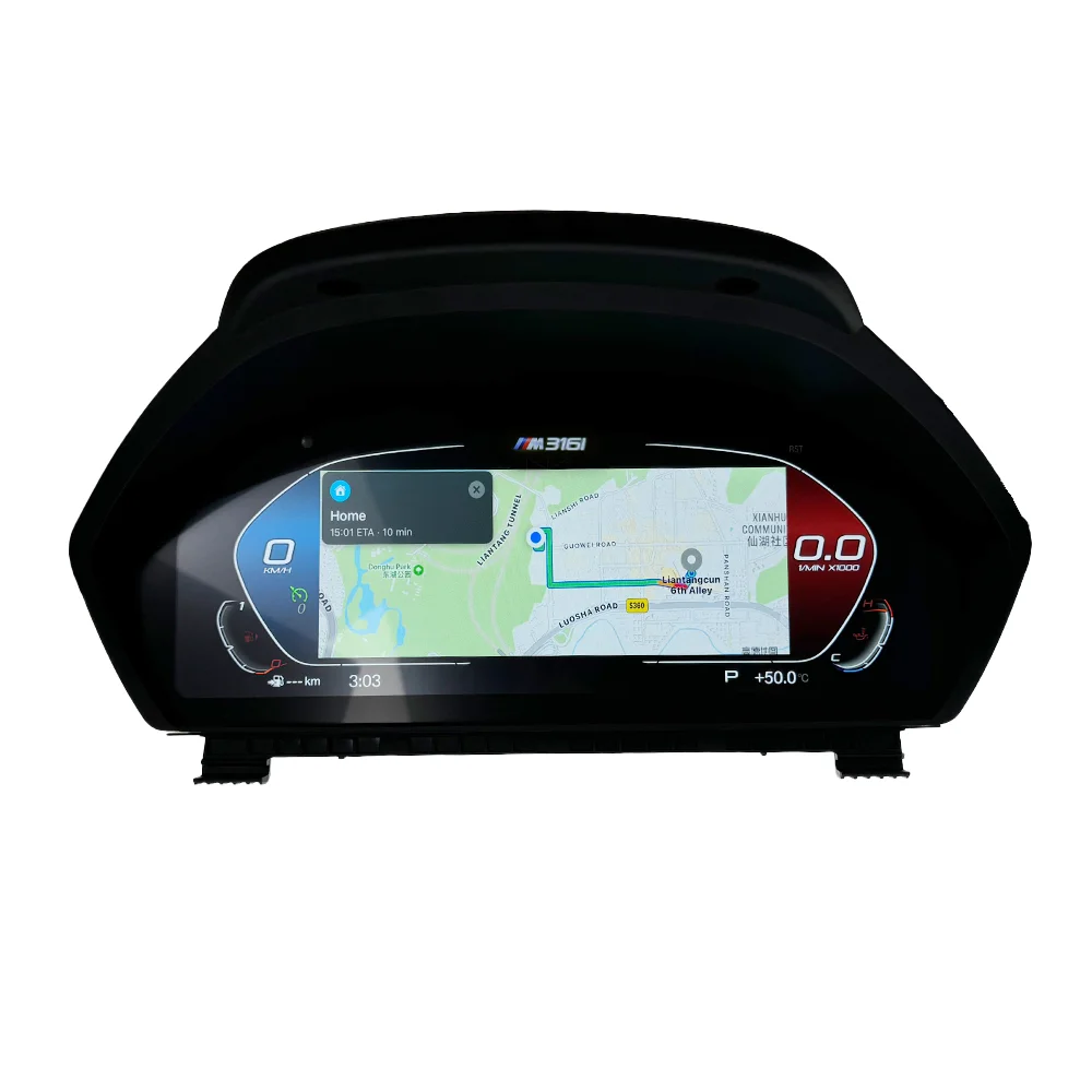 For B-M-W 3 F30 F31 4 F32 F33 F34 F36 M3 M4 Speed Meter Carplay Digital Odometer Screen Virtual Cockpit Digital Cluster Pack of 2