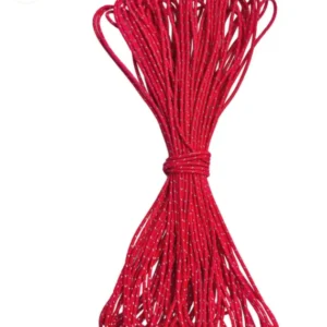 JinBaiRui JBR00863 Dyneema Reflective 2mm Red Rope 400kg Fracture Strain 50meters for Tents Kite Surfing