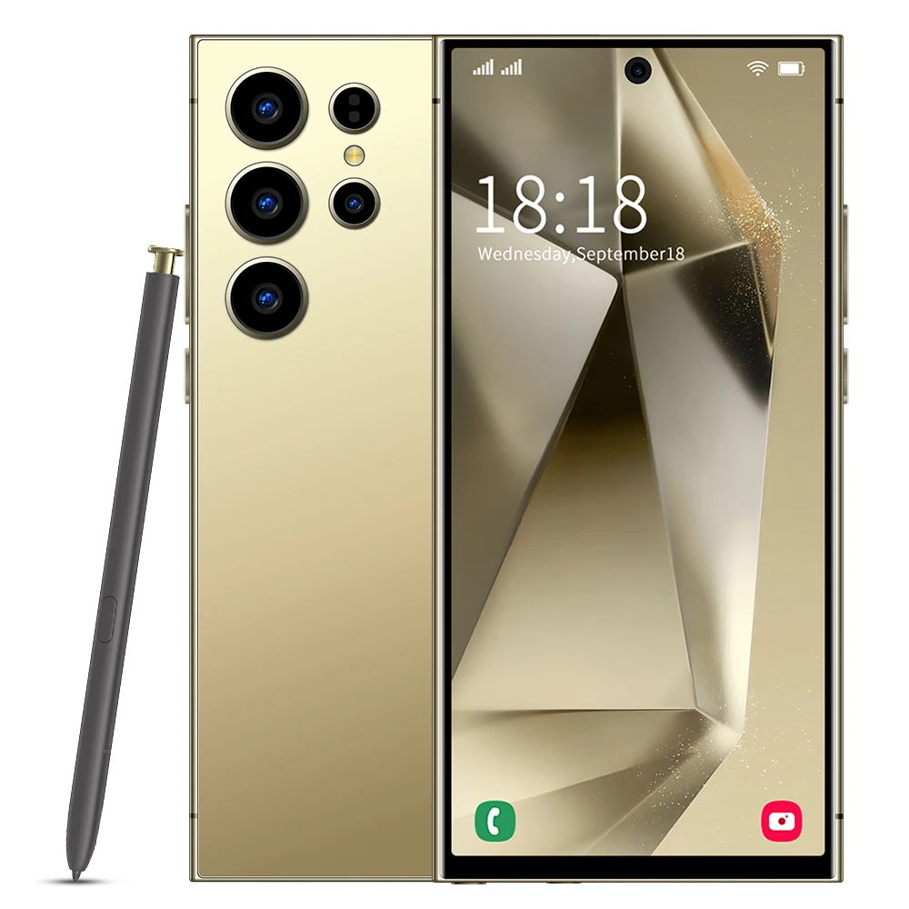 New HD 5G Smart Phone with S Pen Facial Recognition & Fingerprint Unlock 2K Screen 16GB RAM for Gaming - Image 4
