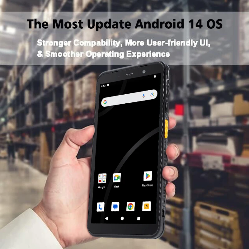 TC60 6-Inch PDA High Quality Rugged Android 14 MTK8781 Smart Terminal 2D Barcode Scanner WIFI for Bluetooth Mobile Industrial - Image 2