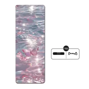 Professional High Quality Yoga Mats Custom logo with PU / Coconut Shell Sanding / Cork / Suede - Customizable Designs & Sizes Pack of 2