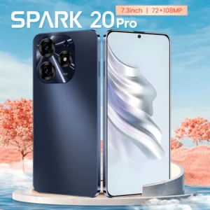 Brand New Tecno Spark 20 Pro 108MP Rear Camera 8000mAh Android 13.0 16GB+1TB LTE Cellular HD+ 5G Smartphone French Operating