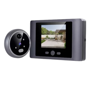 Wireless Digital Doorbell System with Peepholes Camera Home Security Video & Photo Record Door Phones for House Use