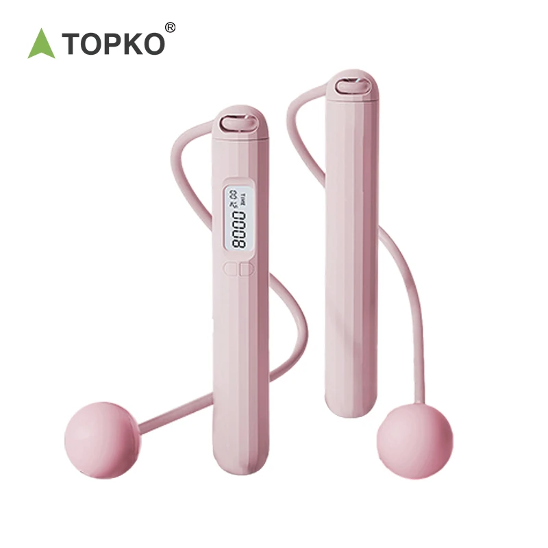 TOPKO Stocked PVC Racing Weighted Jump Rope Smart Adjustable Dual-purpose Jump Rope - Image 2