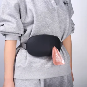 Silicone Pet Waist Bag Outdoor Portable Training Treat Pouch Silicone Material for Convenience