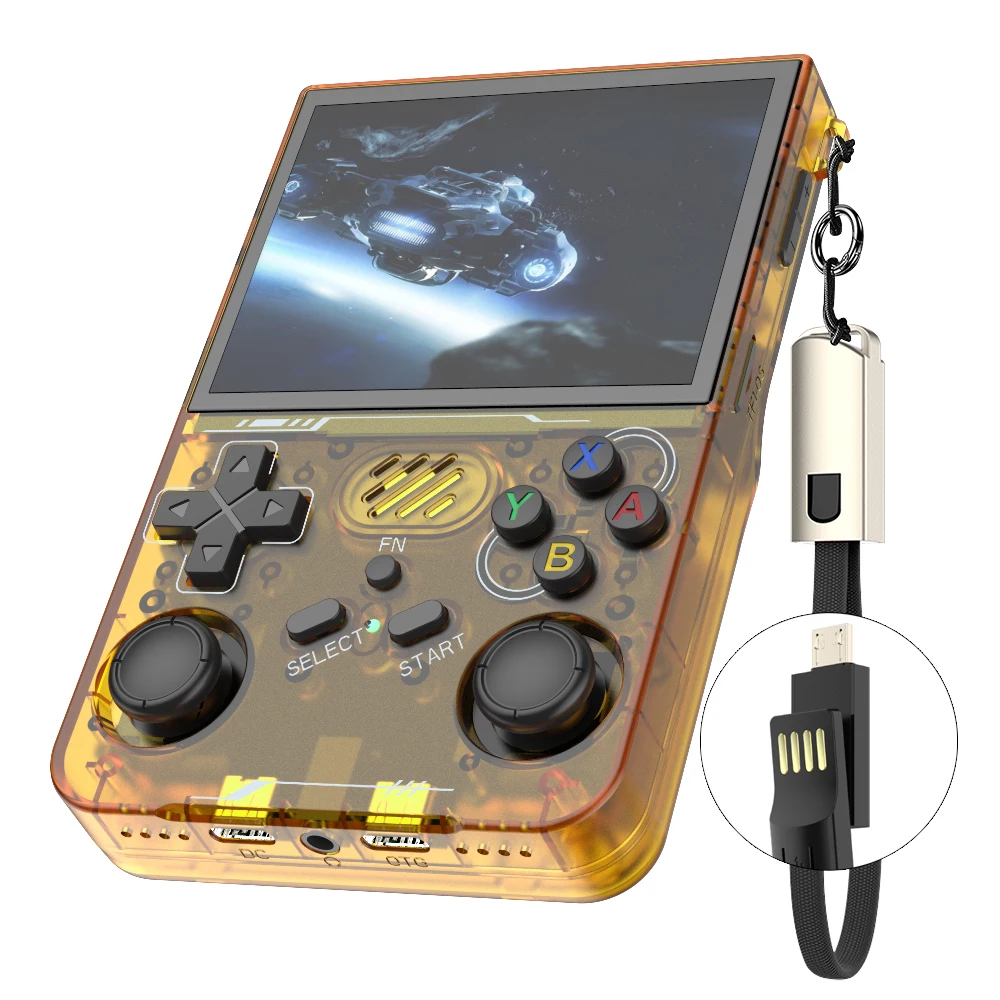 New Version R36XX R36S PS Retro Mini Portable Video Handheld Game Players R36XX Console 64GB 128GB With Games 15000+ R36s - Image 4