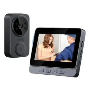 Fast Shipping HD Camera Visual Doorbell System Wire-Free Local Storage Video Intercom Day Night Photos Consumer Electronics Pack of 2