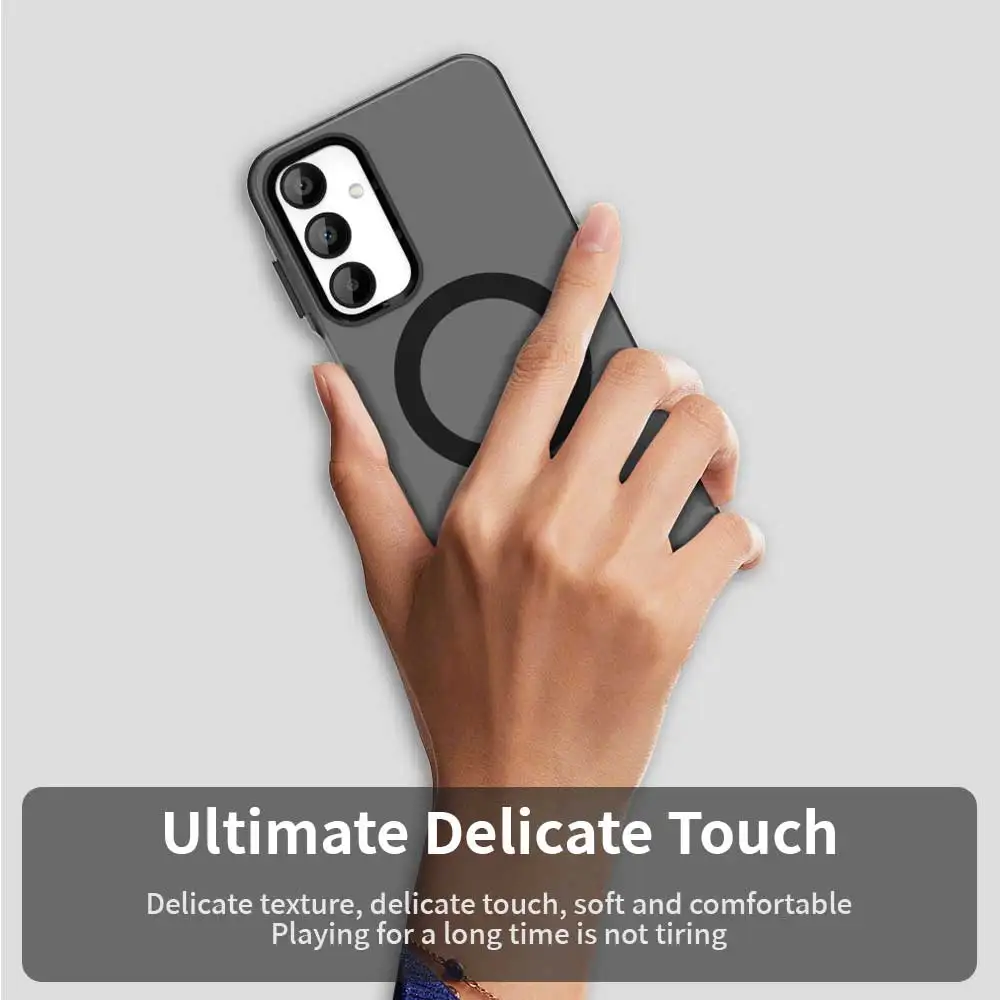 For Samsung Galaxy A56 Case Candy Silicone Magnetic Wireless Charge Case for Galaxy S25 FE A17 A07 A06 Shockproof Cover Moto G86 Pack of 100 - Image 2