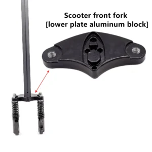 10-inch Electric Scooter Parts Triangular Aluminum Plate Front Fork Link Piece Connection Plate Lower Plate Aluminum Block