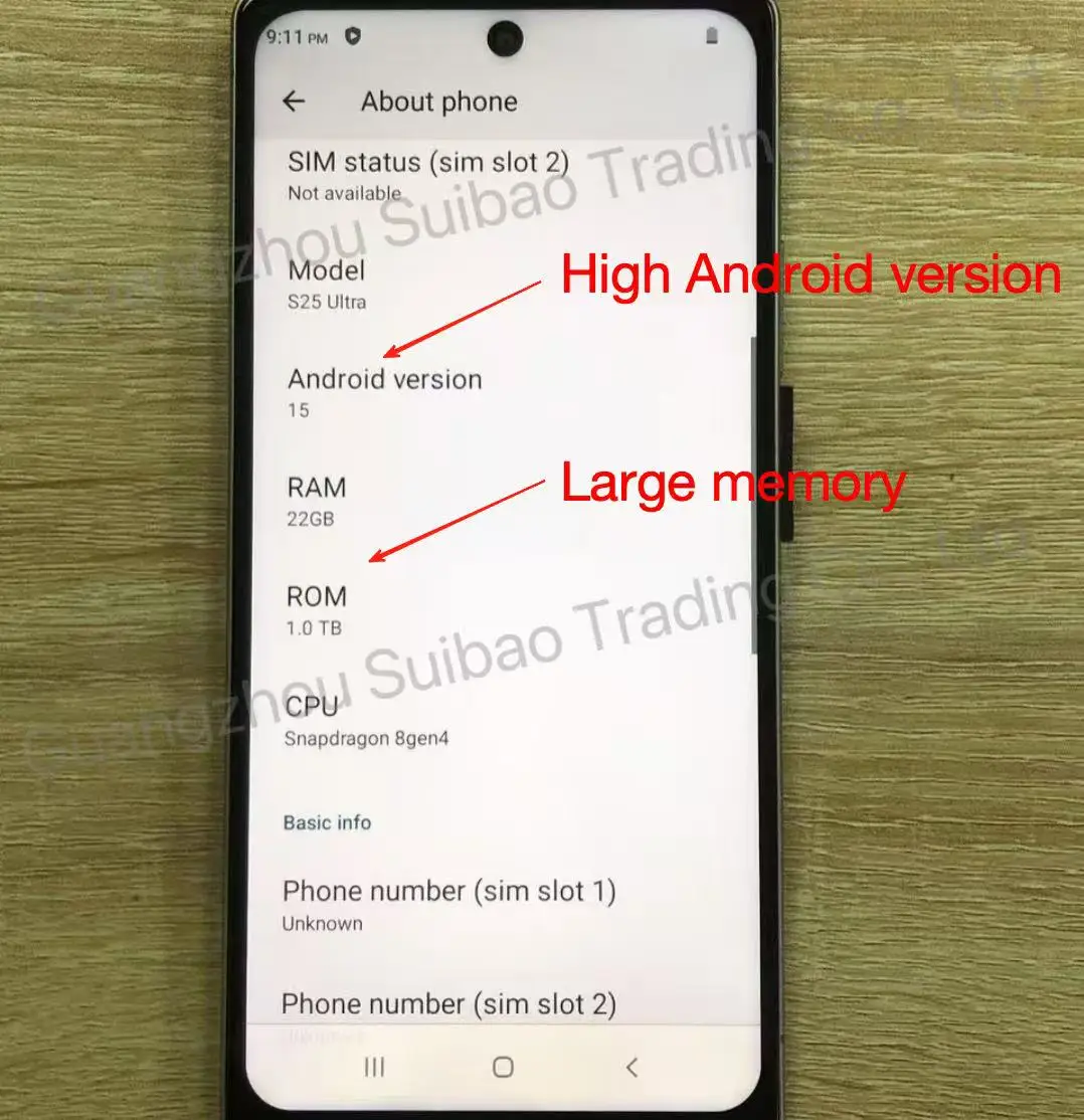 Real High Quality S25 ultra 7.3 Inch Smartphone Global 5G Full Screen Gaming 22+1TB S25 ultra Unlocked Mobile Phone Cell Phones - Image 3