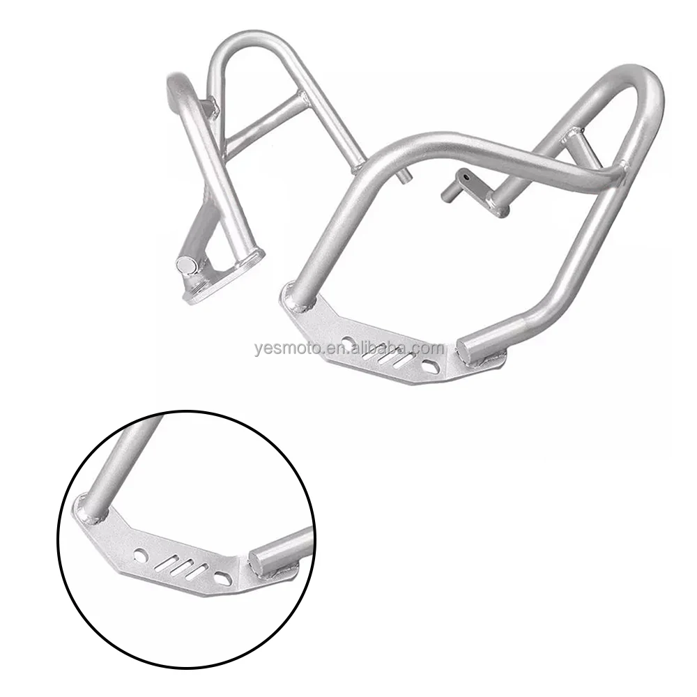 Customizable Colors -Silver Highway Engine Guard Crash Bar Protection for BMW R1200R 2007 2008 2009 2010 2011 2012 2013 2014 - Image 4