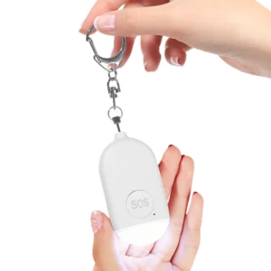 Promotional New Portable 130Db Personal Alarm Cute Led Light Emergency Woman Self Defense Keychain Alarm Kit for Kids