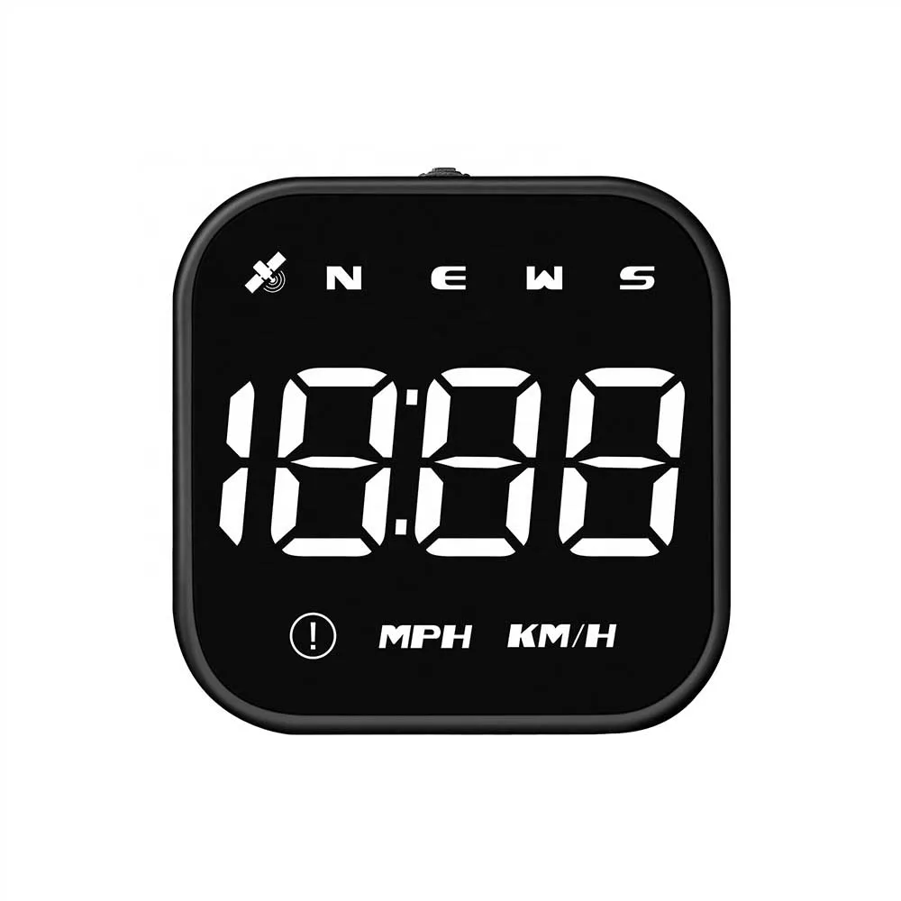 Automatic Speedometer for Car White/Green Display with KMH MPH Speed Alarm DC 12V GPS System Plug and Play Condition New