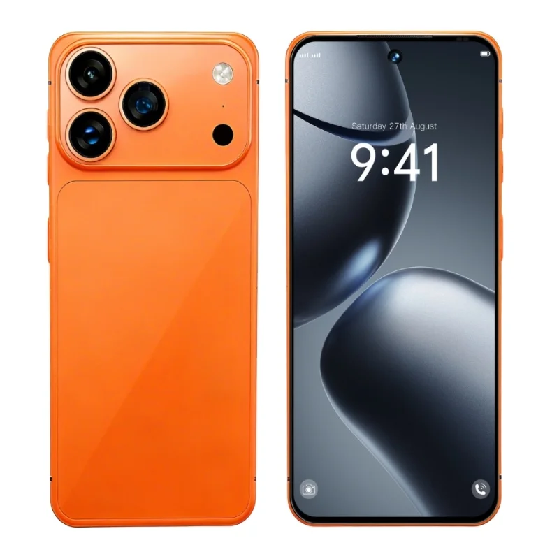 I17Pro Smartphone 7.3 Inch HD Display Android French Dual Card Substantial Battery LTE Connectivity Used - Image 2