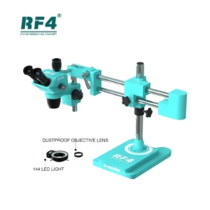 RF4 RF-6565Pro3 Triocular Binocular Stereo Microscope 6.5-65X for Mobile Phone Motherboard PCB IC Chips Maintenance Repair Tool