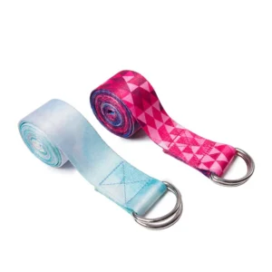 Sports Fitness Yoga Stretch Band Color Printing Hip Resistance Tally Ring Pull-Up Function Nylon Latex Material Exercise Bands