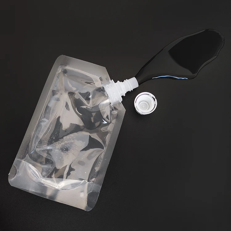 Wholesale 8 oz 250ml Transparent clear Refillable Juice Beverage Liquid Packaging Spout Pouch Pack of 200 - Image 4