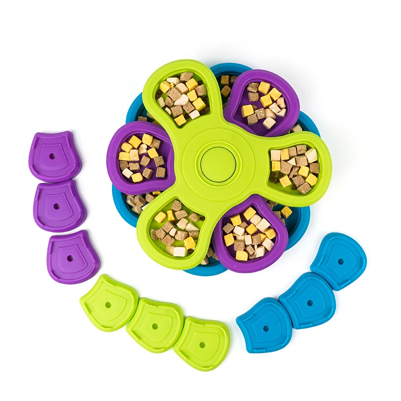 Wholesale Interactive Cat Dog Treat Puzzle Slow Feeder Cat Food Puzzle Toys for Indoor Cats Pack of 10 - Image 4