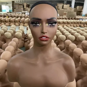 Mannequin Wig Heads Wig Display Mannequin Head with Make up Wholesale Female Mannequin Head for Wig Display