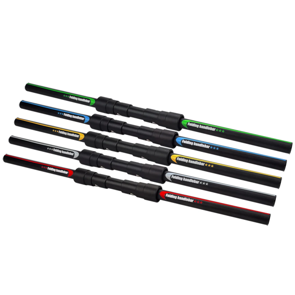 Quick Foldable Bicycle Cycling Handlebar 25.4mm 31.8mm Alloy Stunt Scooter Bar Bike Handlebar MTB Road Folding Pack of 2 - Image 2