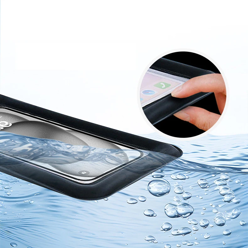Wholesale Cheap Unisex Universal Phone Pouch Water Proof Mobile Phone case Cover Pouch Transparent Touch for All Types of Phones - Image 3