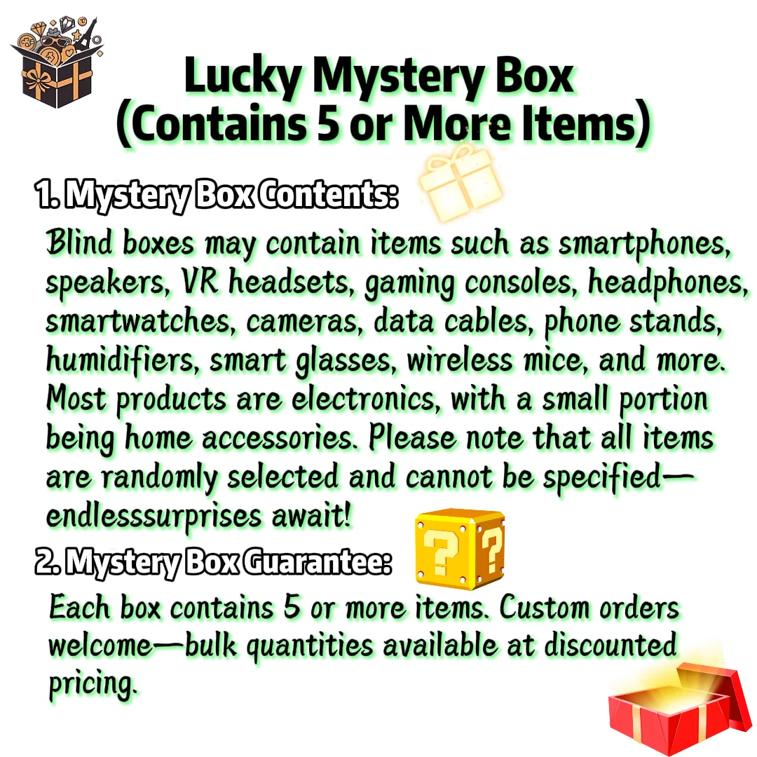 New Digital Mystery Box Blind Box Surprise 100% Valuable Good Feedback 5 Electronic Gadgets With Smart Watch - Image 4
