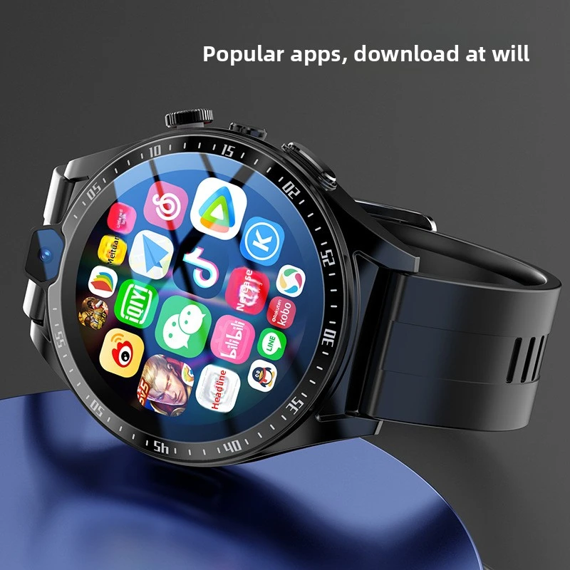 Best-selling Netcom 5G NFC HD Dual Heart Rate Blood Oxygen Smartphone Watch Bluetooth GPS Positioning Operating Memory 8G * 128G - Image 3