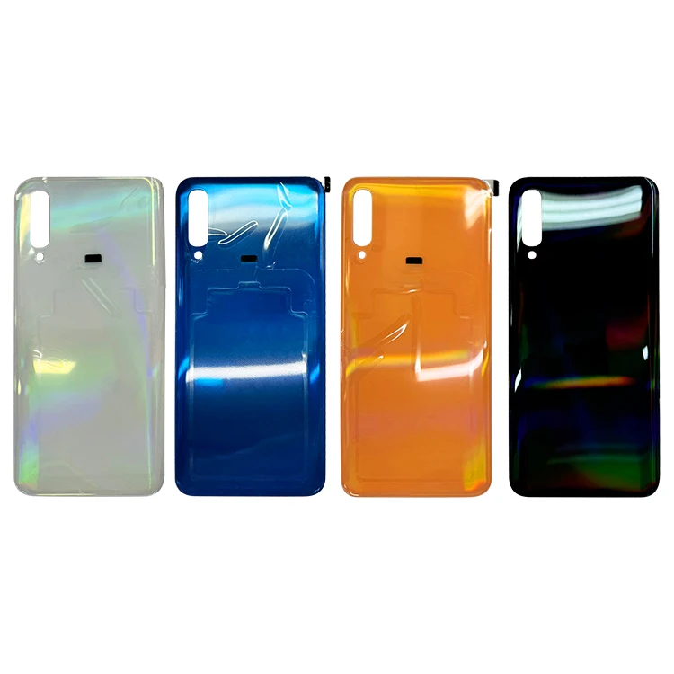Housing Case for Samsung Galaxy A50 Mobile Phone Housings Back Door Battery Cover Replacement Back Glass Cover Pack of 2 - Image 3