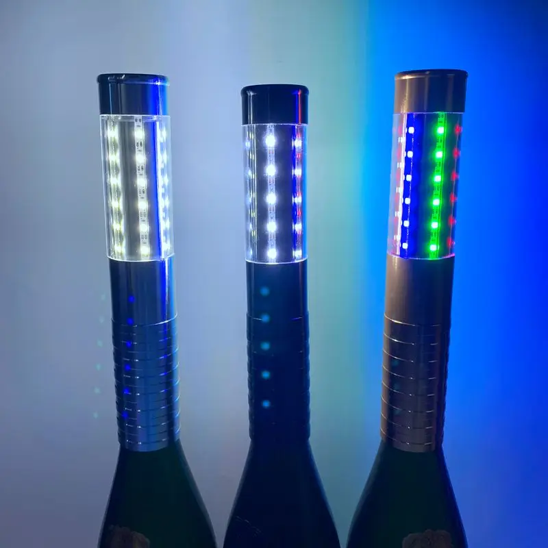 RICHSHINING Rechargeable Led Champagne Handheld Light Led Strobe Baton Sparkle Bottle Topper Light Stick - Image 3