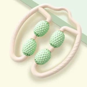 Yoga Supplies Five Wheel Circular Leg Clamp Muscle Relaxation Calf Muscle Massage Stick Massage Ring Pack of 10