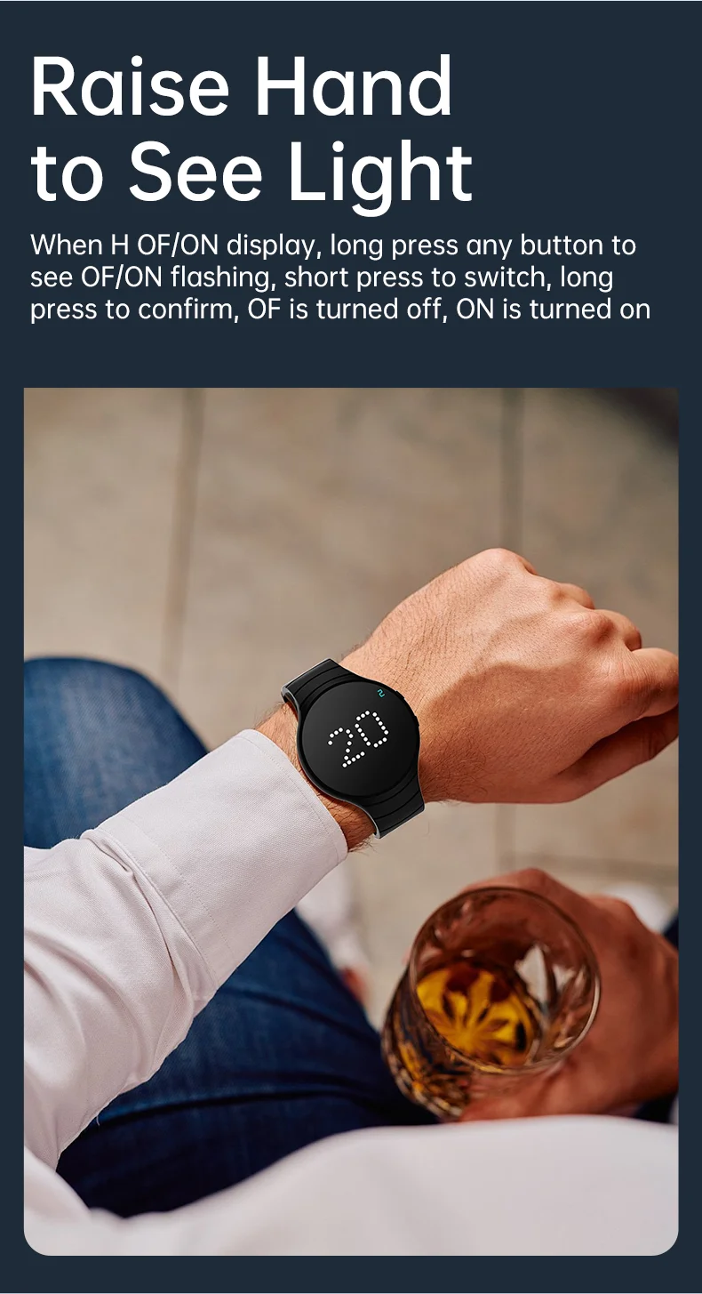 Free APP 8 Vibrating Alarm Watch 3d Pedometer Stopwatch Sports Smart Watches for Men - Image 4