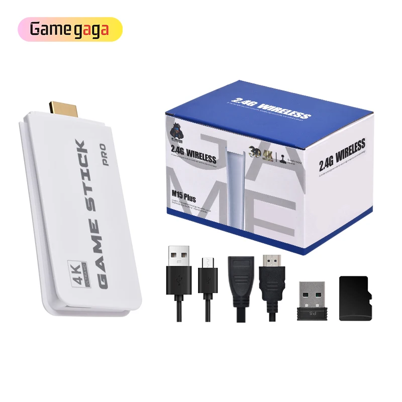 S M15 Game Stick 4K Gaming Stations Retro 20000 Games Retro Video Game Stick for PS1