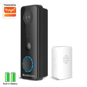 Smart Home Alexa 1080P Tuya Smart Ring Doorbell Wireless Camera 2MP WiFi Bluetooth Video Battery Doorbell Pack of 10