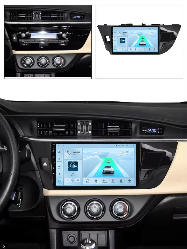 Android 13 2+32GB Car DVD Player for Toyota Corolla 2014-2017 Stereo Carplay Auto IPS Screen Wifi DSP GPS Car Navigation - Image 2