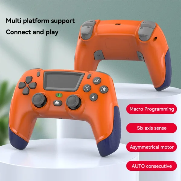 Wireless BT Controller Dynamic RGB Lighting 3D Joystick Rechargeable ...