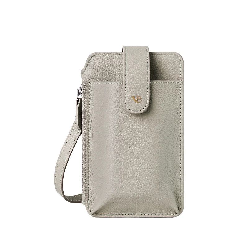 China Wholesale Leather Crossbody Case Bag Custom logo Multifunctional Fast Shipping Mobile Phone Bag Pouch for Women Pack of 10 - Image 2