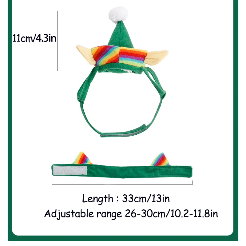 JIZAIZAI Adjustable Dog Pet Suit Eco-Friendly Classic 3-Piece Beautiful Polyester Hat Collar Accessory Set Cute Solid Color Pack of 5 - Image 2